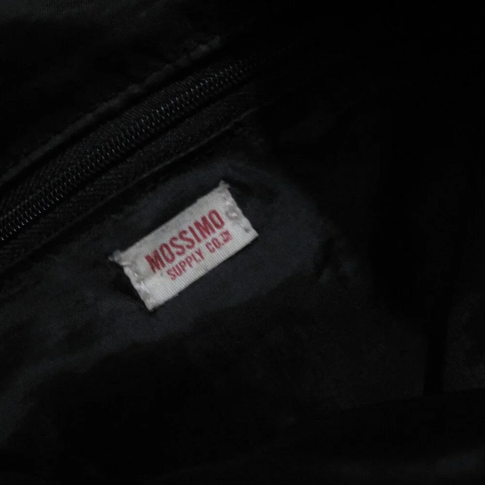 MOSSIMO Black Canvas Printed Backpack